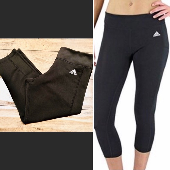 adidas Pants - Adidas Black 3/4 Active Leggings